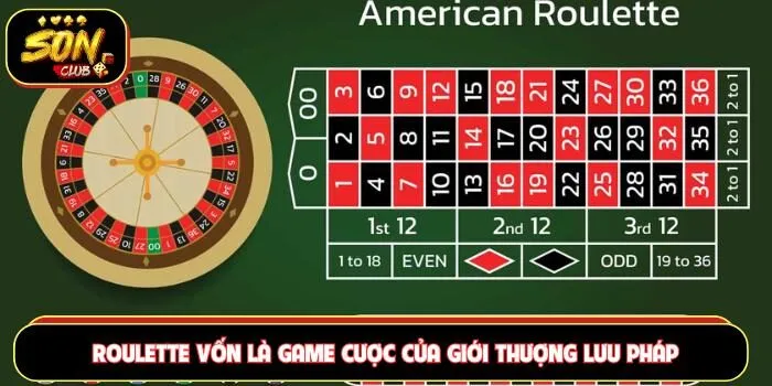 Roulette vốn là game cược của giới thượng lưu Pháp